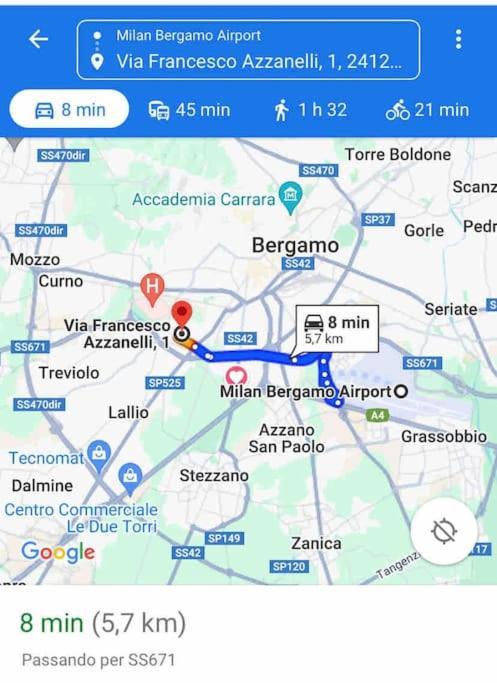 Da Antonella Appartement Bergamo Buitenkant foto